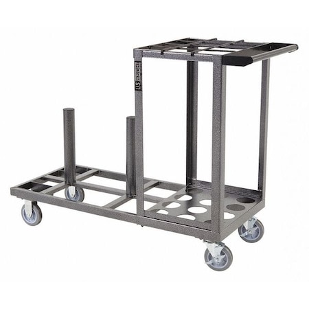 Steel Cart, for up to 12 Stanchions MPN:U2509