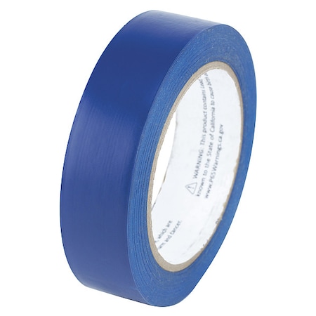 Aisle Marking Tape Vinyl Plastic Dark Blue, 1