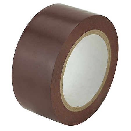 Aisle Marking Tape Vinyl Plastic Brown, 2