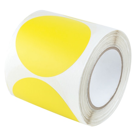 Floor Marking Tape vinyl 4 in W x 5 mil Thick MPN:ZMC4YL-100