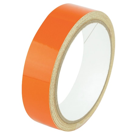 Floor Marking Tape vinyl 1 in W x 5.5 mil Thick MPN:ZRF1X5OR
