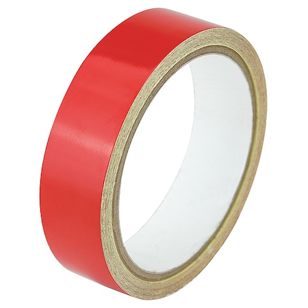 Floor Marking Tape vinyl 1 in W x 5.5 mil Thick MPN:ZRF1X5RD