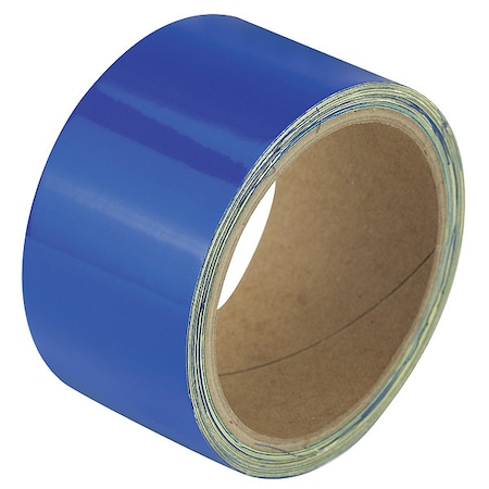 Floor Marking Tape vinyl 2 in W x 5.5 mil Thick MPN:ZRF2X5BL