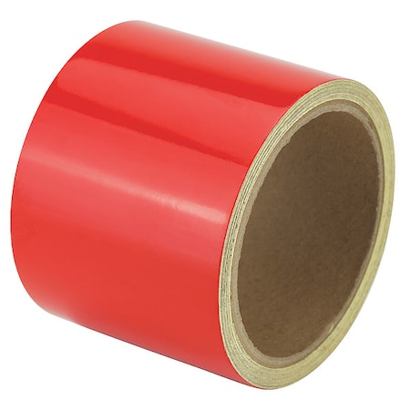 Floor Marking Tape vinyl 3 in W x 5.5 mil Thick MPN:ZRF3X5RD
