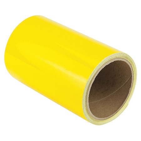 Floor Marking Tape vinyl 6 in W x 5.5 mil Thick MPN:ZRF6X5YL