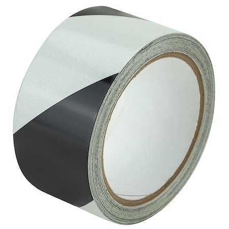 Floor Marking Tape vinyl 2 in W x 5.5 mil Thick MPN:ZRS2X10BWCH