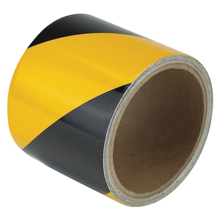 Floor Marking Tape vinyl 3 in W x 5.5 mil Thick MPN:ZRS3X5BY