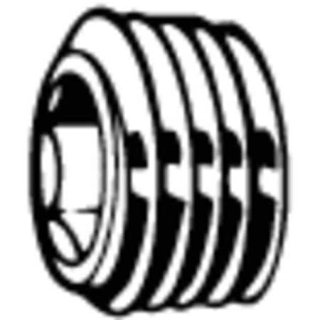 Socket Spoke Screw Plug, 14 mm Dia, Steel Plain, 25 PK MPN:M07660.140.0150