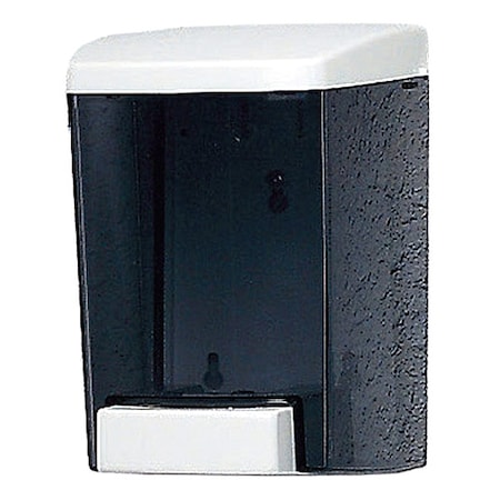 Soap Dispenser, Wall, Manual, 30 oz, Clear, Liquid MPN:9330-91-AS002