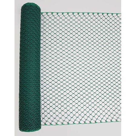 Safety Fence, 4 ft. H, 50 ft. L, Green MPN:33L958