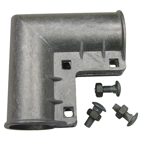 Gate Elbow, Aluminum, Fits 1-3/8 In. Dia. MPN:4LVH1