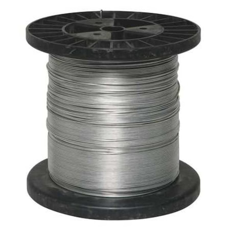 Electric Fence Wire, 17 Ga, 1320 Ft, Steel MPN:4LVR1