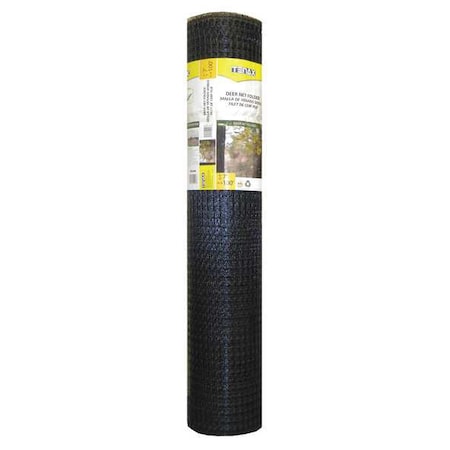 Deer Fence, 15 ft. H, 330 ft. L, Black MPN:60009409