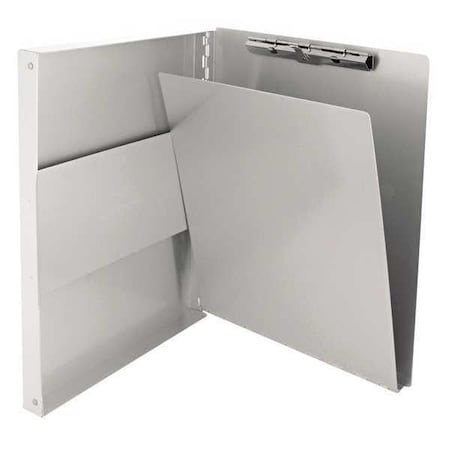 Aluminum Folder, Holds 8.5 x 12