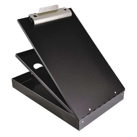 Clipboard, Aluminum Storage, 1 in., Black MPN:21117