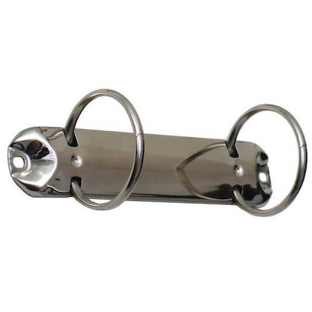 Metal Detectable Chromium Ring Binder, 2 Rings, Pk10 MPN:316-P42-A31