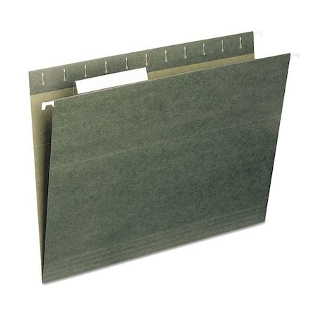Hanging File Folder, Green, PK25 MPN:64035