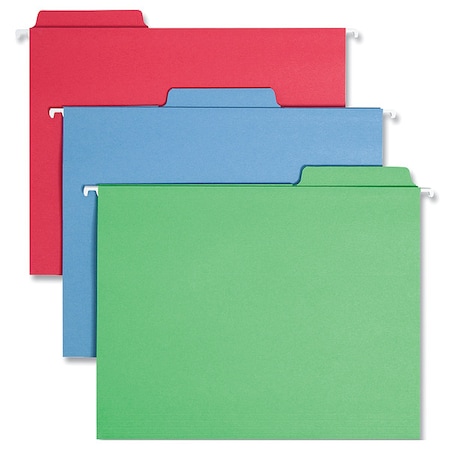 Hanging Folder Fast Tab, Assorted Colors, PK18 MPN:64053