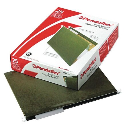 Hanging File Folder, Standard Green, PK25 MPN:PFX415213