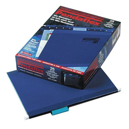 Hanging File Folders, Navy, 8 1/2in H, PK25 MPN:PFX415215NAV