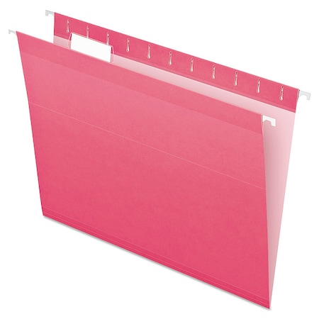 Hanging File Folders, Pink, 8 1/2in H, PK25 MPN:PFX415215PIN