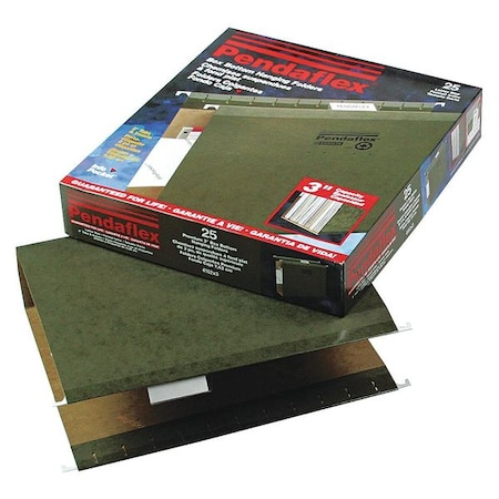 Extra Capacity Reinforced Hanging File Folders, 3