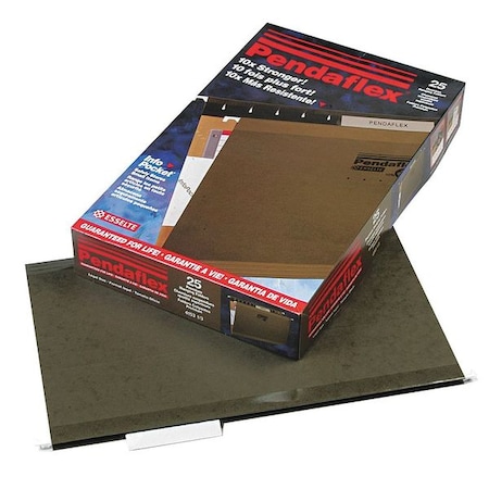 Hanging File Folder, Standard Green, PK25 MPN:PFX415313