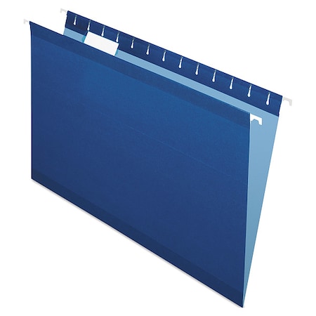 Hanging File Folders, Navy, 8 1/2in H, PK25 MPN:PFX415315NAV