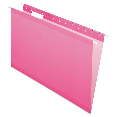 Hanging File Folders, Pink, 8 1/2in H, PK25 MPN:PFX415315PIN
