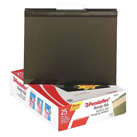 Hanging File Folder, Standard Green, PK25 MPN:PFX42620