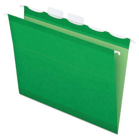 Hanging File Folders, Bright Green, PK25 MPN:PFX42626