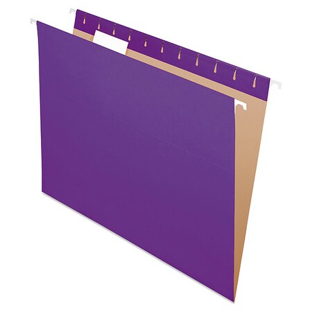 Hanging File Folders, Violet, 8.5in H, PK25 MPN:PFX81611