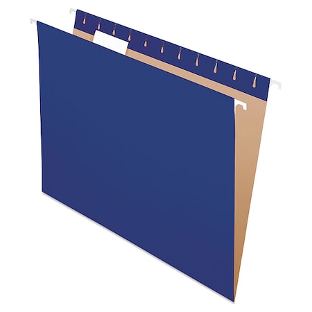 Hanging File Folders, Navy, 8 1/2in H, PK25 MPN:PFX81615