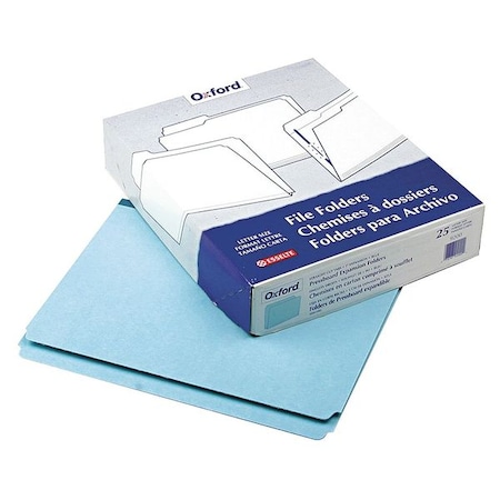 Pressboard Expanding File Folders, Straight Tabs, Letter Size, 1