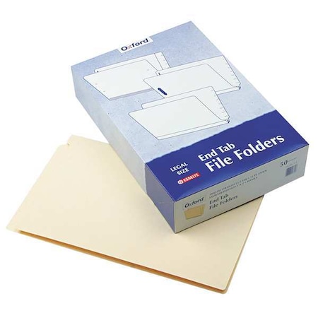 Manila End Tab Expanding Fastener Folders, 2-Ply Tabs, 0.75