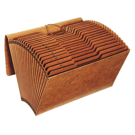 Heavy-Duty Expanding File, 21 Sections, Elastic Cord Closure, 1/3-Cut Tabs, Legal Size, Redrope MPN:R119ALHD