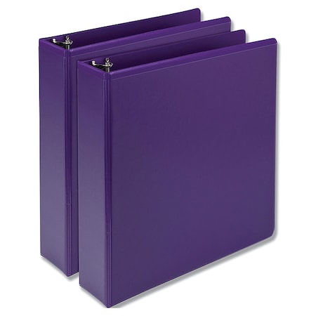 Earth's Choice Plant-Based Durable Fashion View Binder, 3 Rings, 2