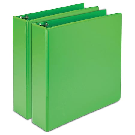 Earth's Choice Plant-Based Durable Fashion View Binder, 3 Rings, 2