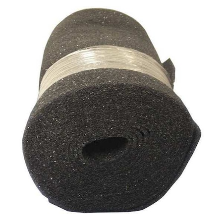 48 in x 25 ft x 1/4 in Foam Air Filter Roll, Less Than 5 MERV, Black (Formerly Air Handler) MPN:2EJZ3