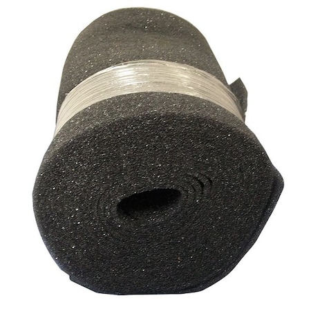 24 in x 25 ft x 1/2 in Foam Air Filter Roll, Less Than 5 MERV, Black (Formerly Air Handler) MPN:5W914