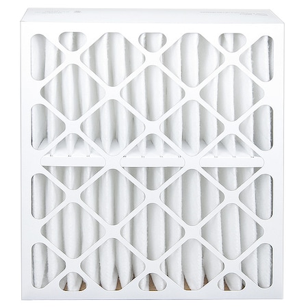 20x24x4 Pleated Air Filter, High Capacity, Synthetic, MERV 13, 1.0 to 3.0 micron MPN:60RD91
