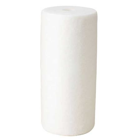 String Wound Filter Cartridge, 10 gpm, 25 Micron, 4-1/2