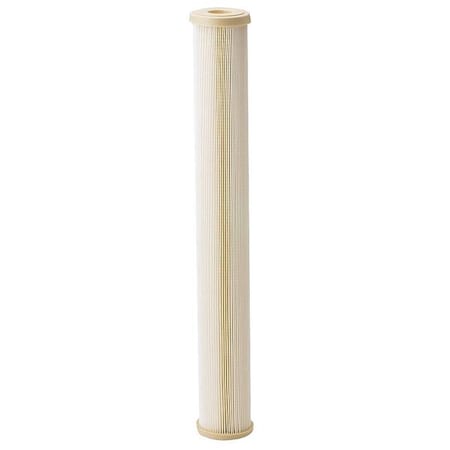 Pleated Filter Cartridge, 10 gpm, 1 Micron, 2-7/8