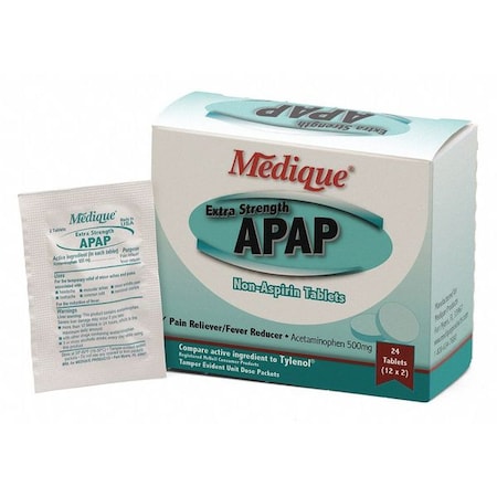 Acetaminophen Pain/Fever, 500mg, PK24 MPN:17564
