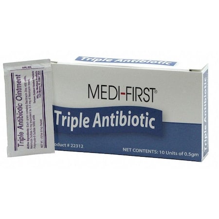 Antibiotics, Ointment, 0.170 oz., PK10 MPN:22312