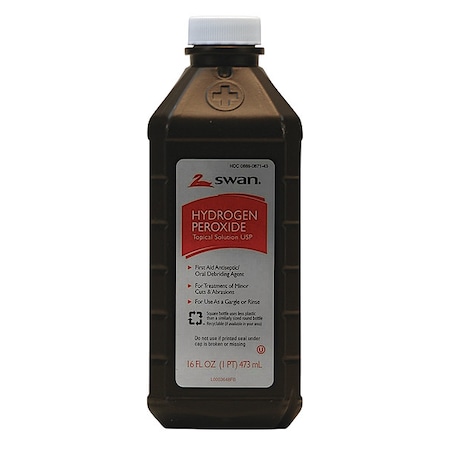 Hydrogen Peroxide, Bottle, 16 oz. MPN:25711