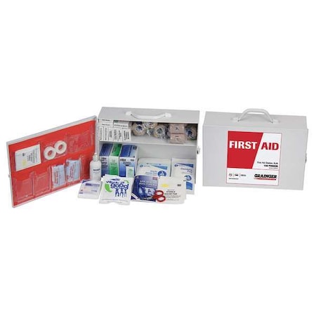 First Aid Kit and Housing, Metal 369 Components, 100 People Served MPN:54533