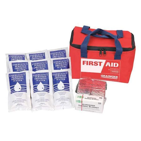 Personal Survival Kit, 16 Piece, Red MPN:54595
