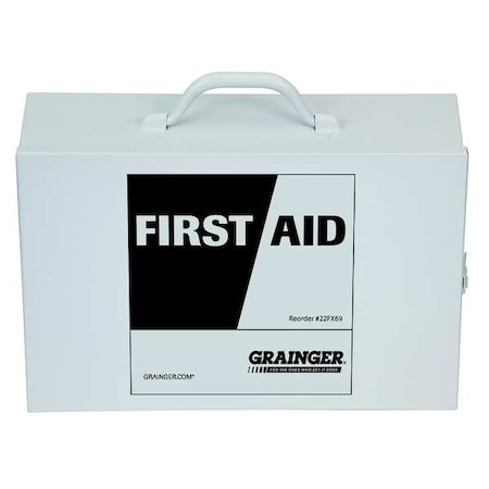 Empty First Aid Kit, 2 Shelves, 10.5