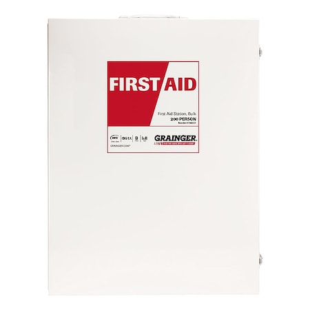 First Aid Kit and Housing, Metal 1, 890 Components, 200 People Served MPN:54768-021